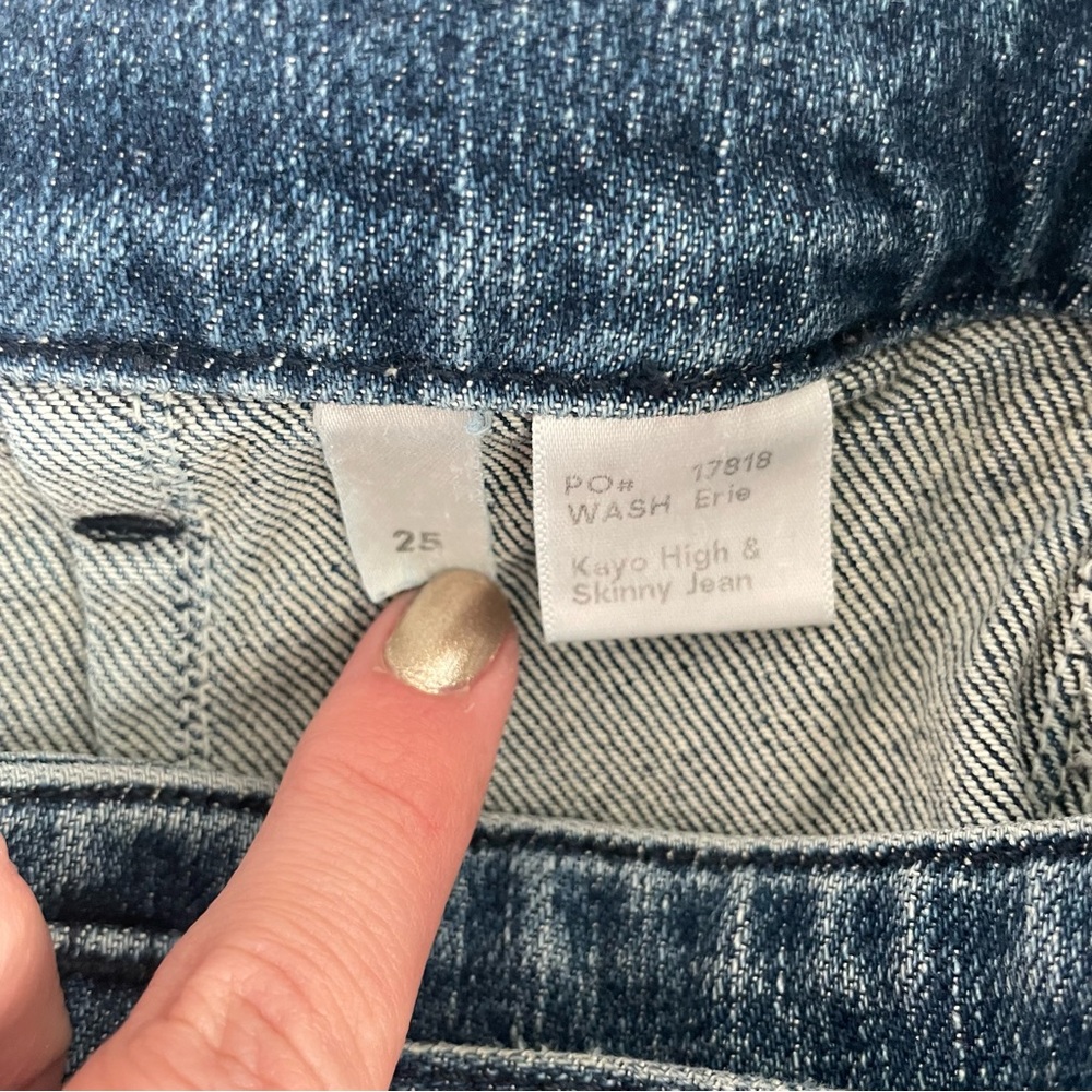Reformation High Rise Blue Jeans - Picture 11 of 13